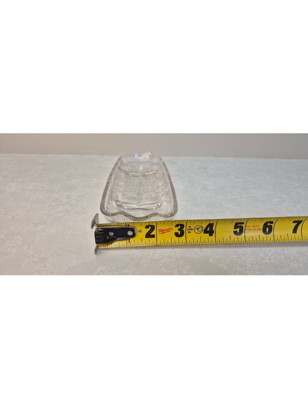 Vintage Cambridge Glass Chantilly Footed Crystal Dish - Picture 7 of 10